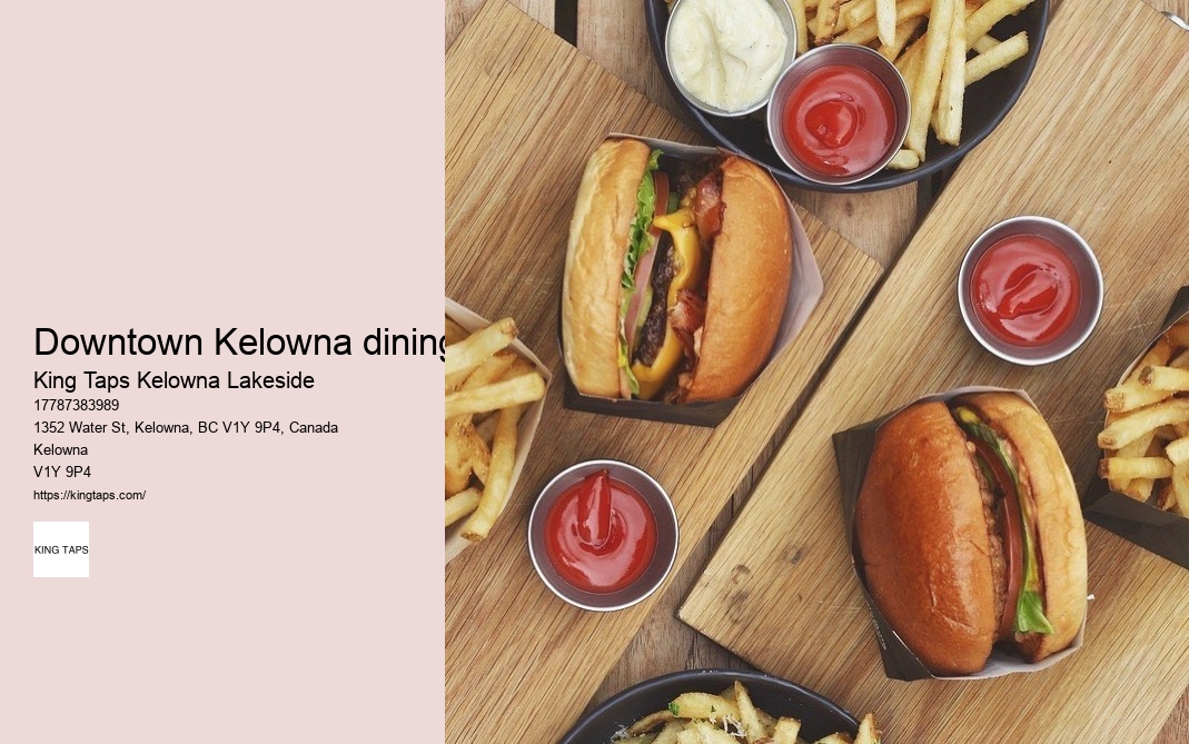 Lakeside dining with international cuisine Kelowna