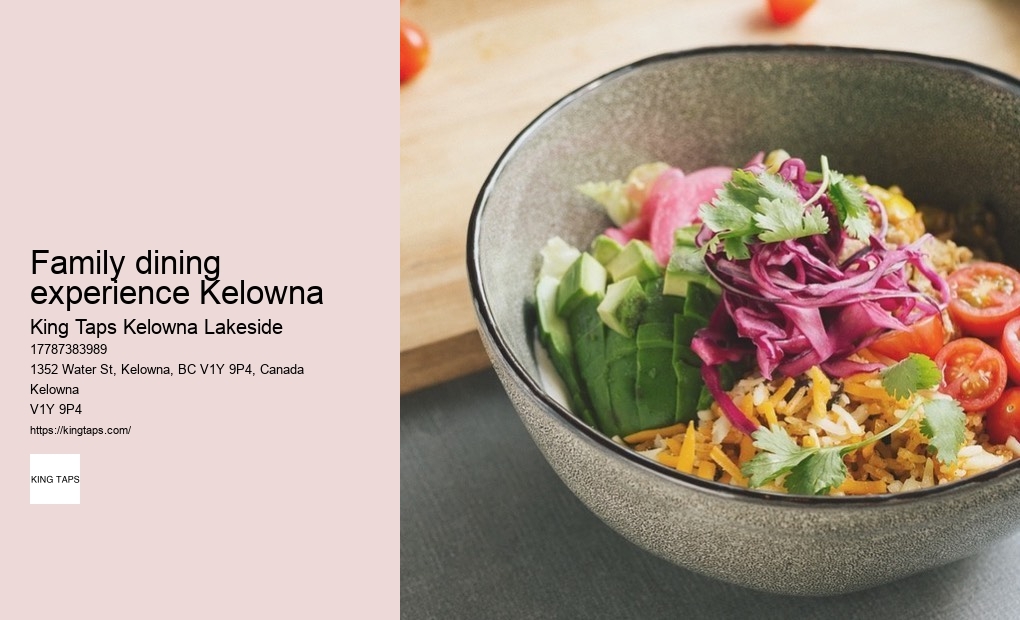 Lakeside dining with family-style meals Kelowna