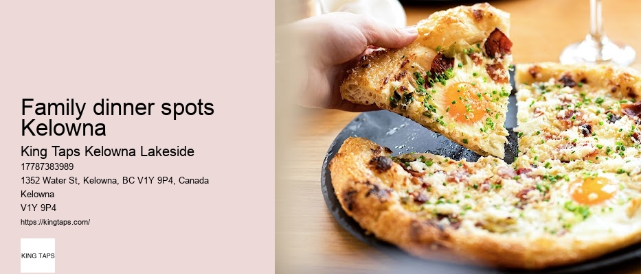 Kelowna pizza parlors