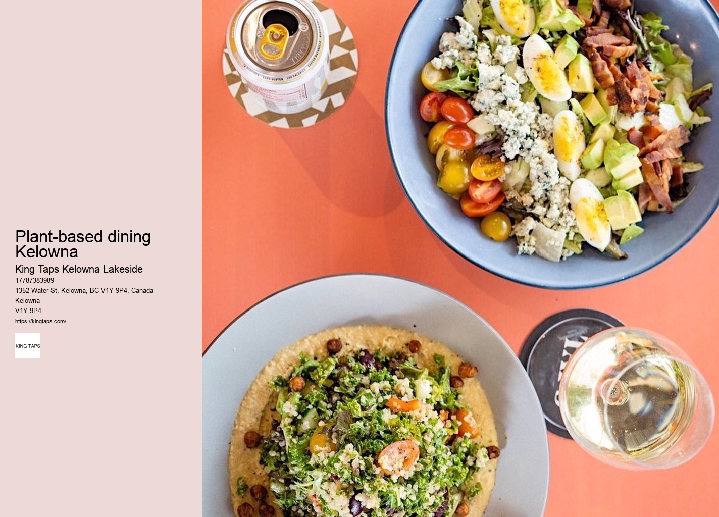 Kelowna waterfront dining coupons