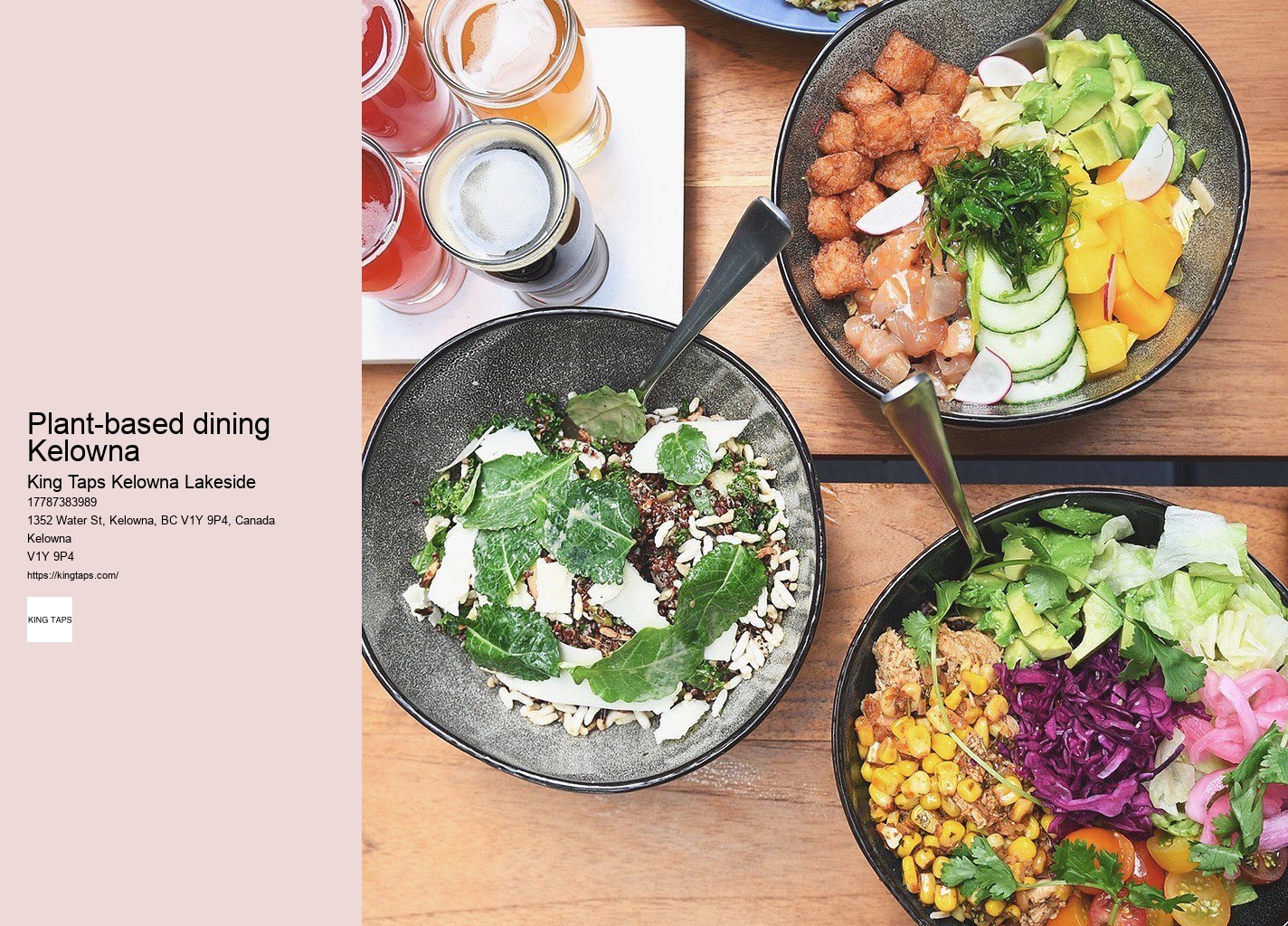 Lakeside dining with catering options Kelowna