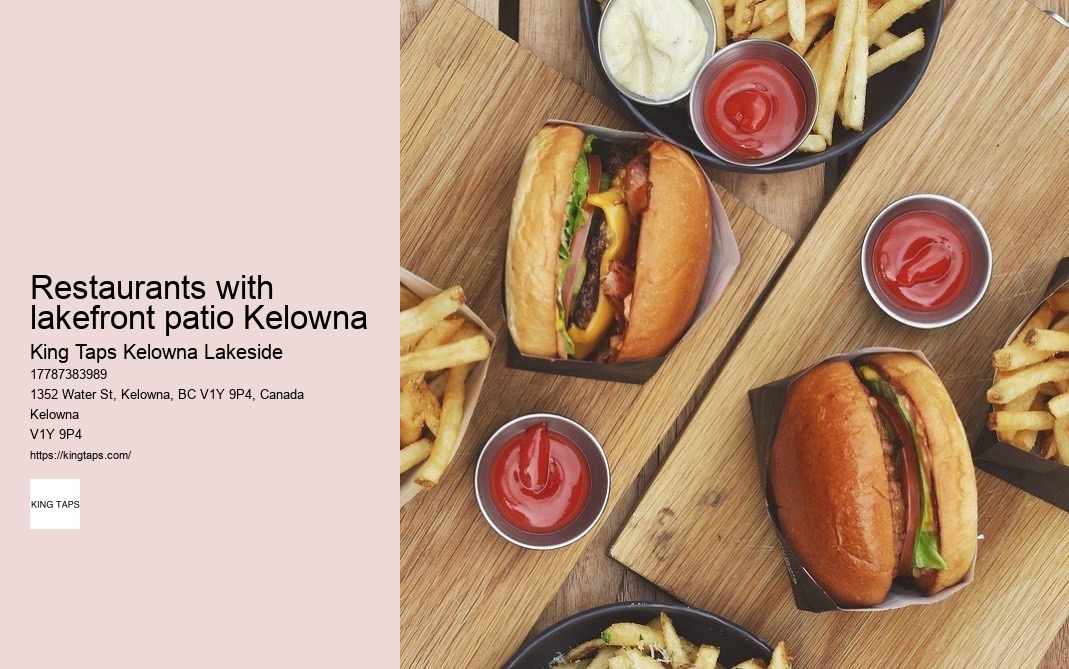 Lakeside dining with vegan brunch options Kelowna