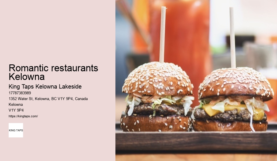 Cozy dining spots with scenic views Kelowna